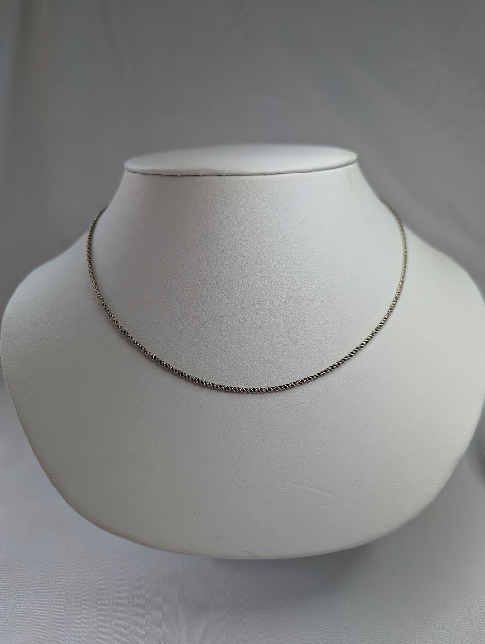 Sterling Silver Twisted Chain Necklace